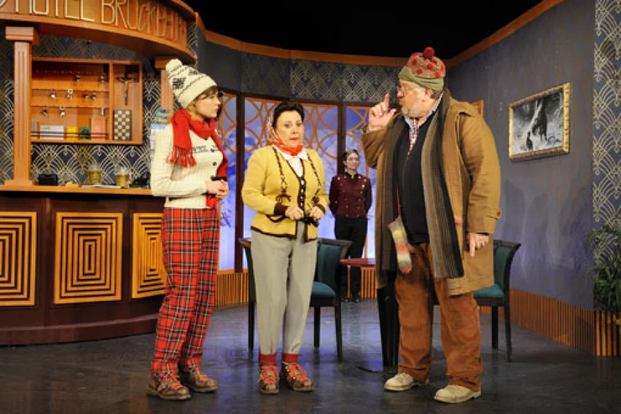 Drei Männer im Schnee | Copyright: Kleines Theater Bonn