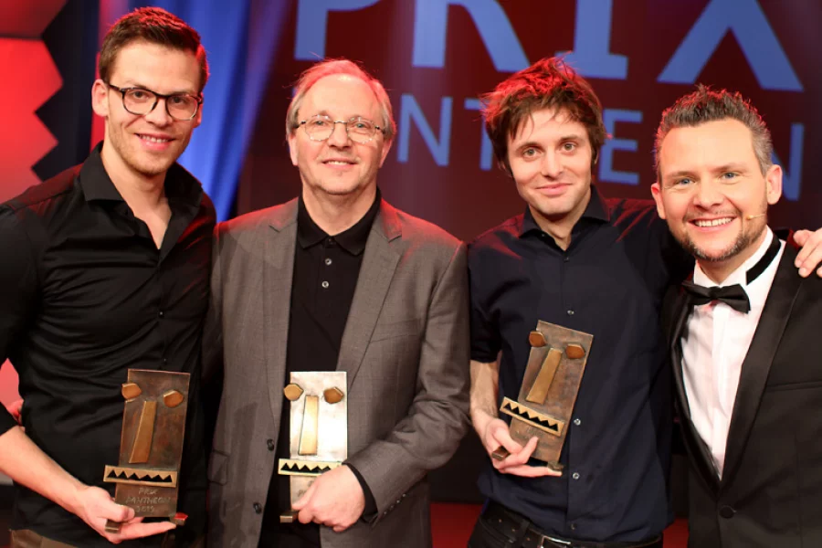 Prix Pantheon 2019: Preisträger und Moderator | Copyright: Harald Kirsch