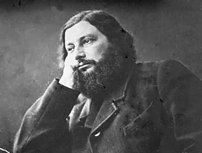 Porträt des Gustave Courbet (1819-1877) - Fotografie von Nadar | © gemeinfrei